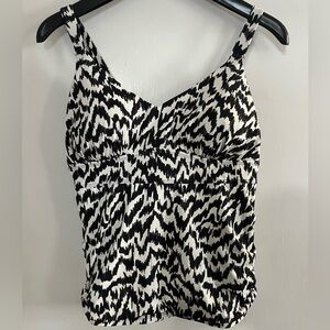 Knix Tankini Top - Safari, limited edition print